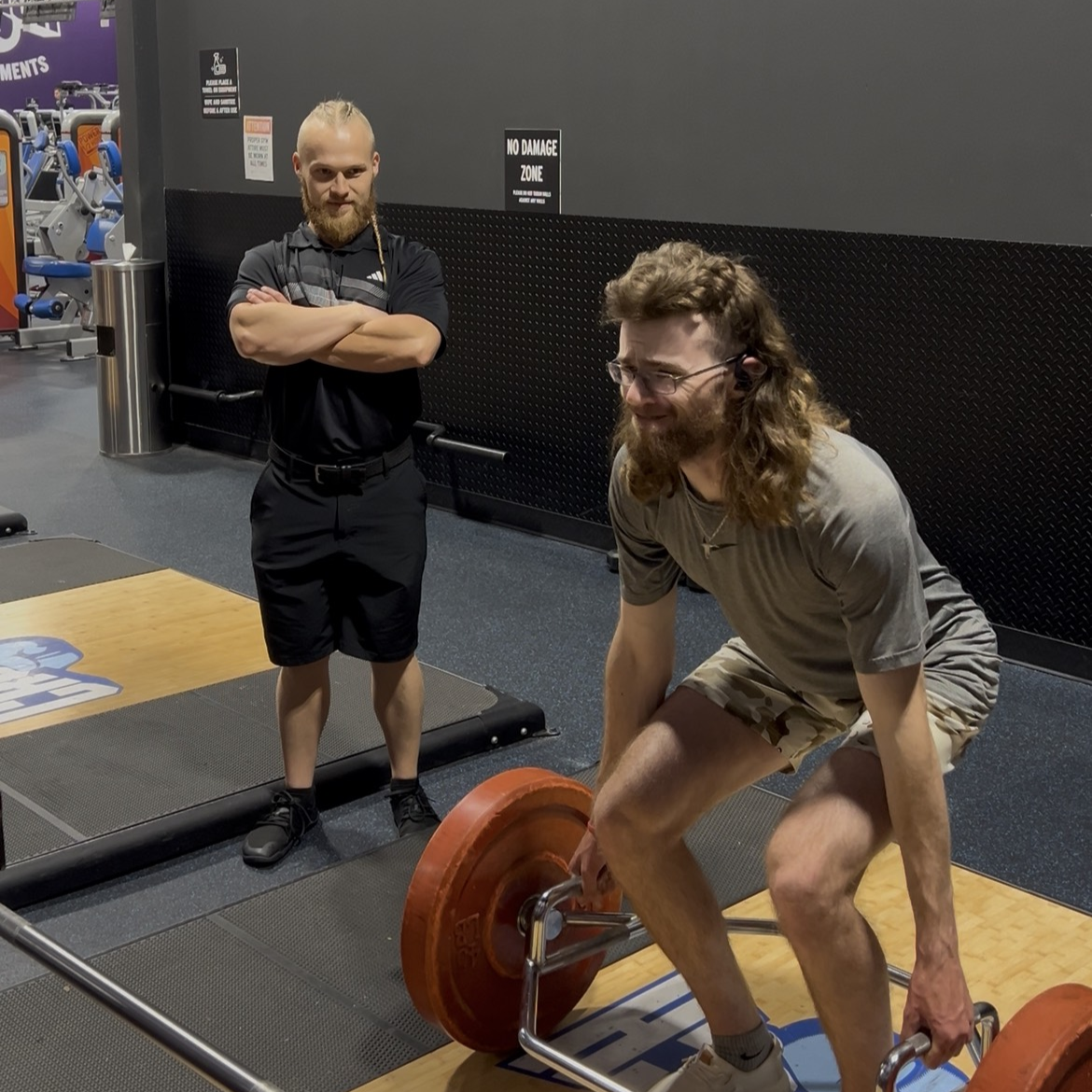 Coach Cam training a client